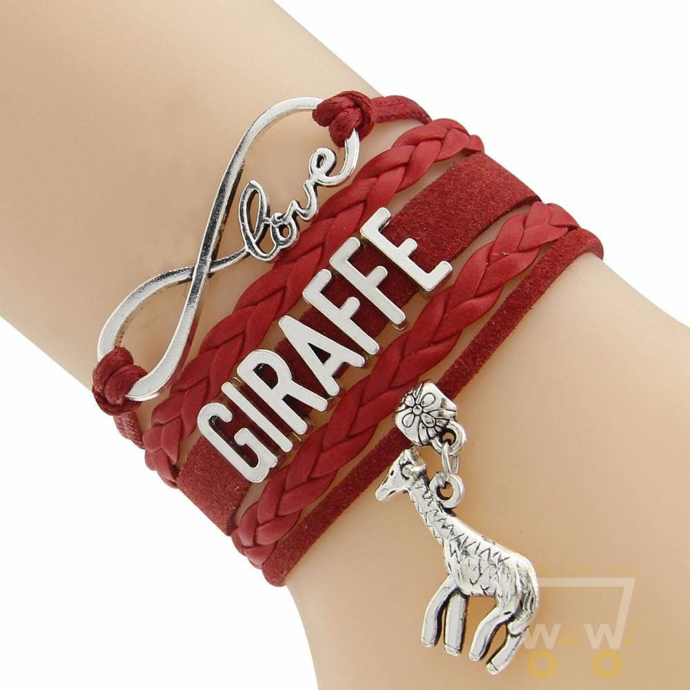 Braided Cord Giraffe Bracelets - WikiWii