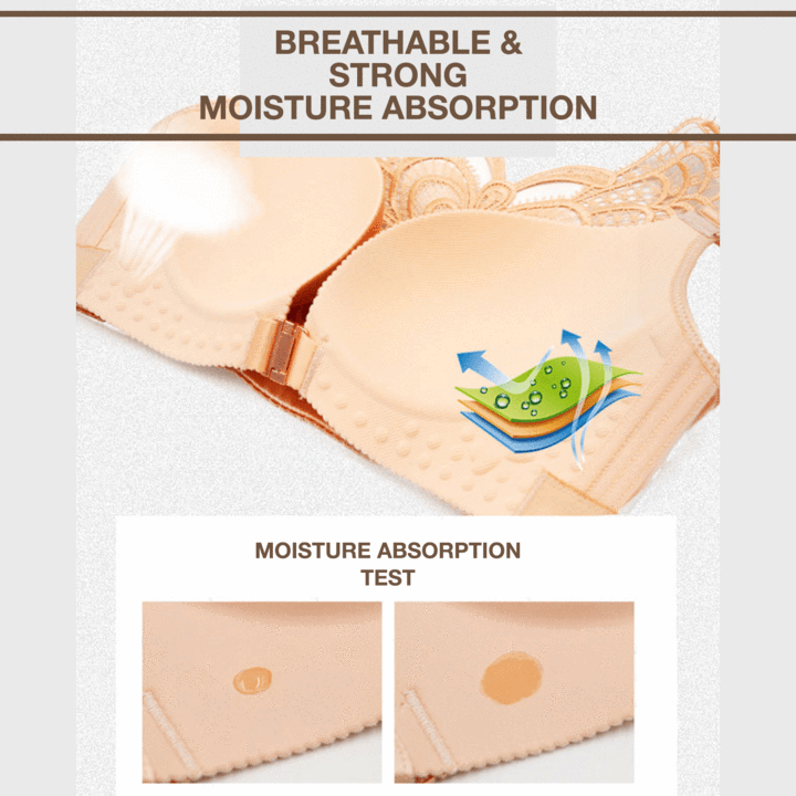 Handmade Butterfly Embroidery Wireless Bra - WikiWii