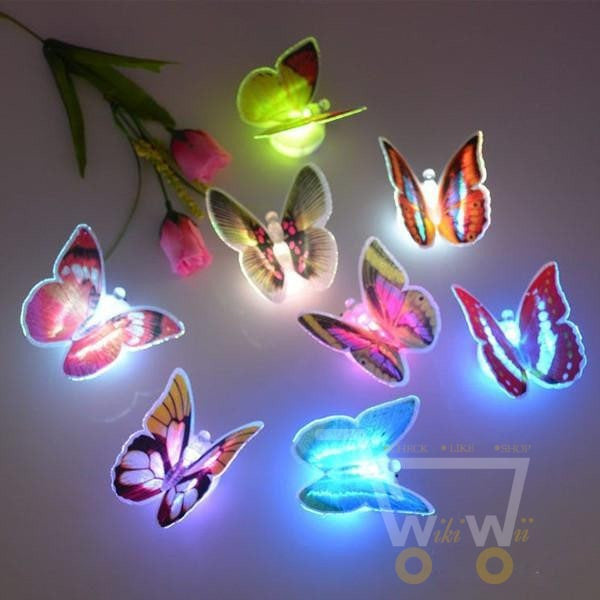 Butterfly LED Night Lights Wall Lamp ( 5 pieces ) - WikiWii