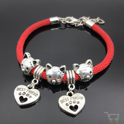 Cat best Friends bracelet - WikiWii