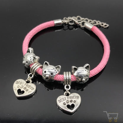 Cat best Friends bracelet - WikiWii