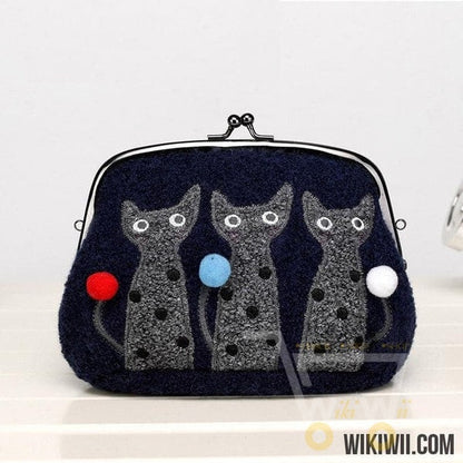 cat Women's messenger Evening handbags with 3 cute colors - WikiWii