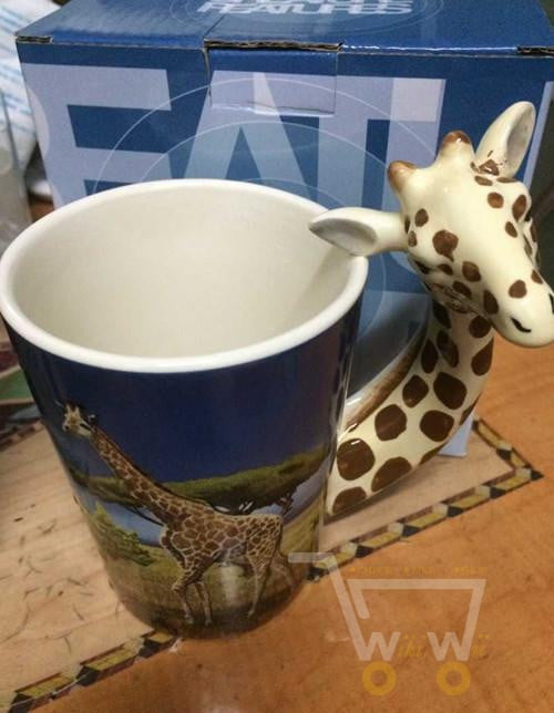 Ceramic Giraffe Mug - WikiWii