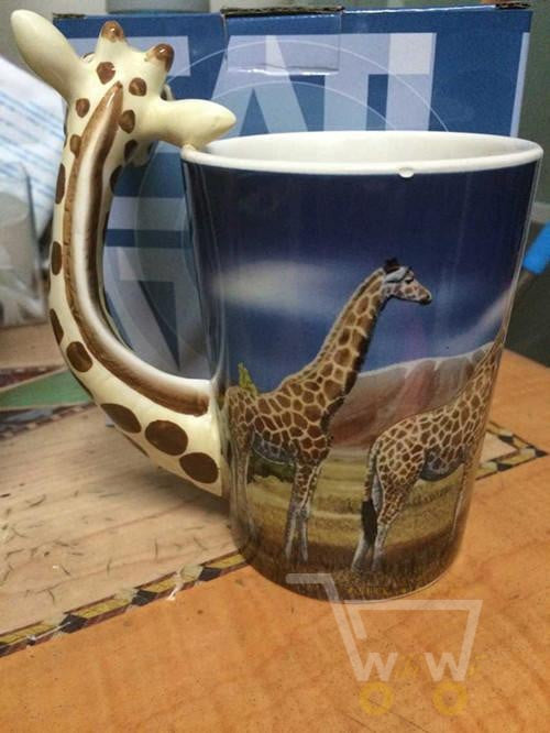 Ceramic Giraffe Mug - WikiWii