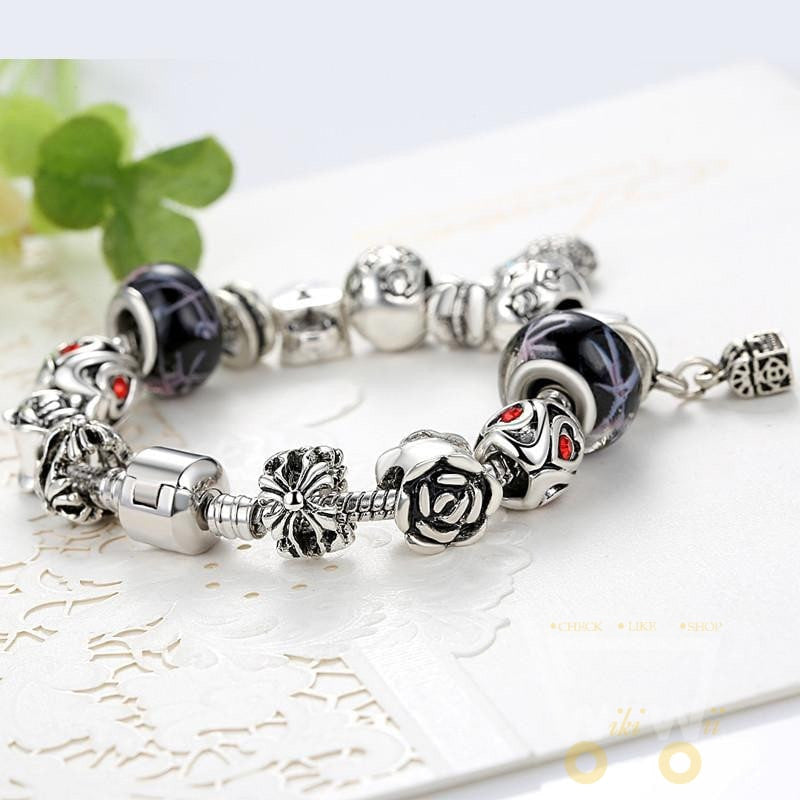 Charm Beads Owl  Bracelet - WikiWii