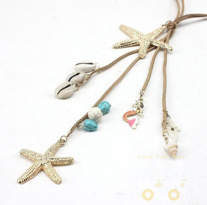 Charm Starfish Necklace - WikiWii