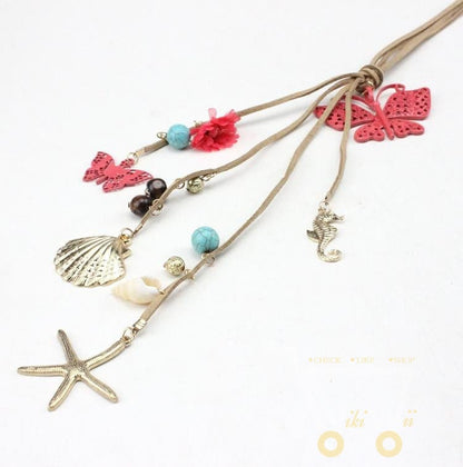 Charm Starfish Necklace - WikiWii