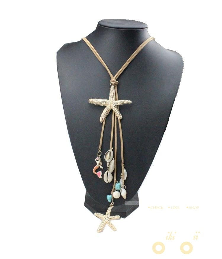 Charm Starfish Necklace - WikiWii