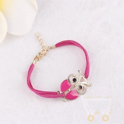 Colorful Owl Decorations Multi-layer Bracelet - WikiWii