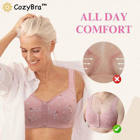 Cozy Bra™️ – Comfortable & Convenient Front Button Bra