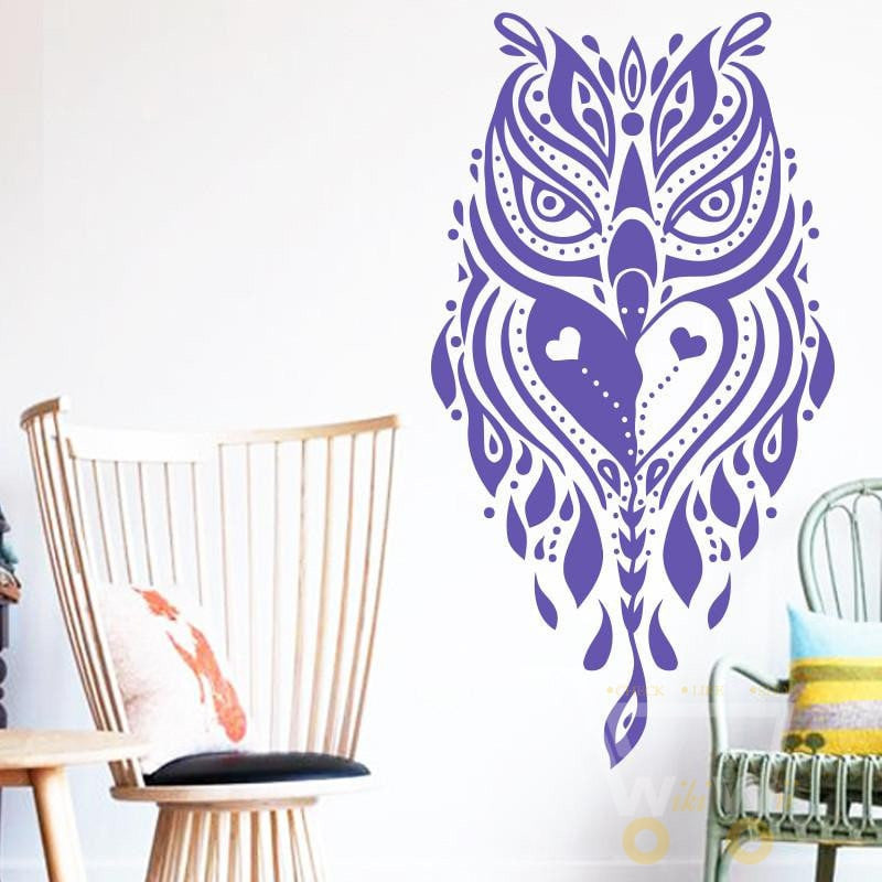 Creative Owl Wall Sticker Removable pvc House Decor In Five Colors - WikiWii