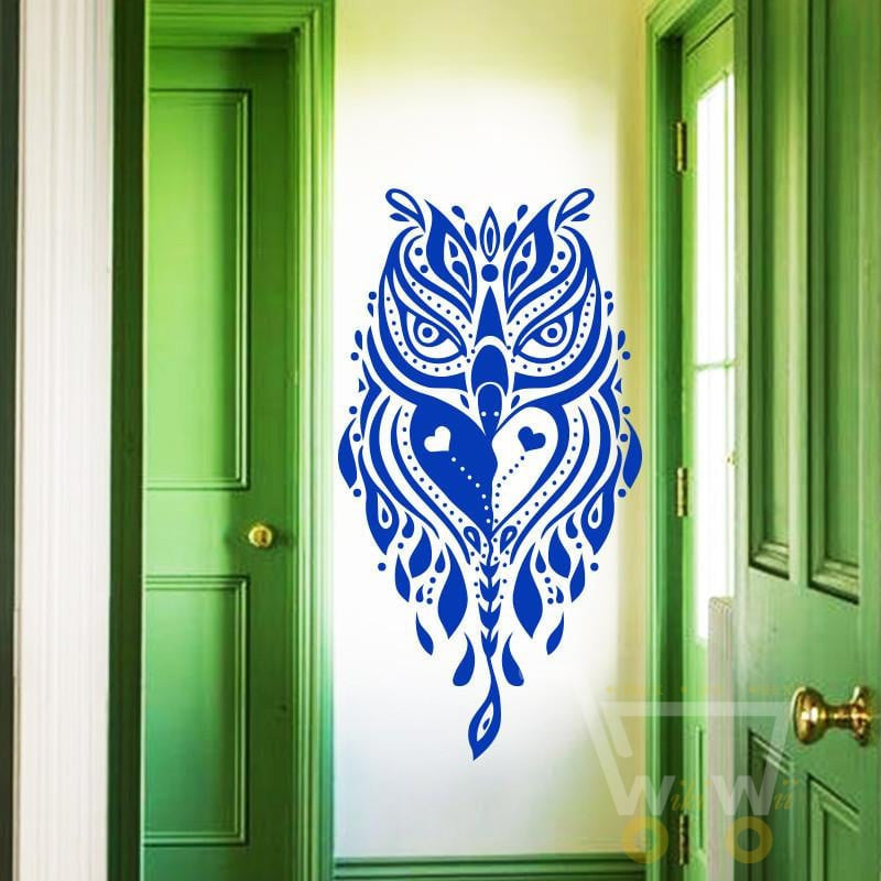 Creative Owl Wall Sticker Removable pvc House Decor In Five Colors - WikiWii