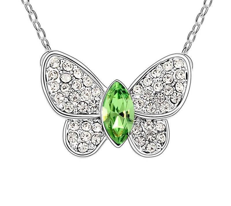 Crystal butterfly pendant - WikiWii