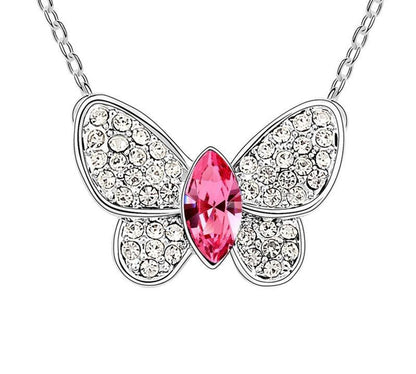 Crystal butterfly pendant - WikiWii