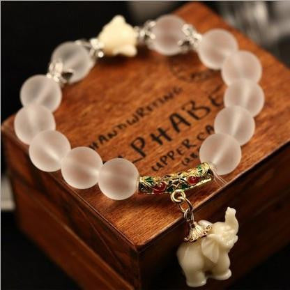 Crystal Elephant bracelet - WikiWii