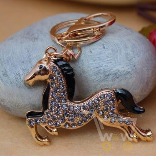 Crystal horse keychain - WikiWii