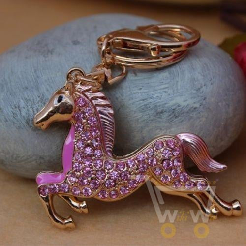 Crystal horse keychain - WikiWii