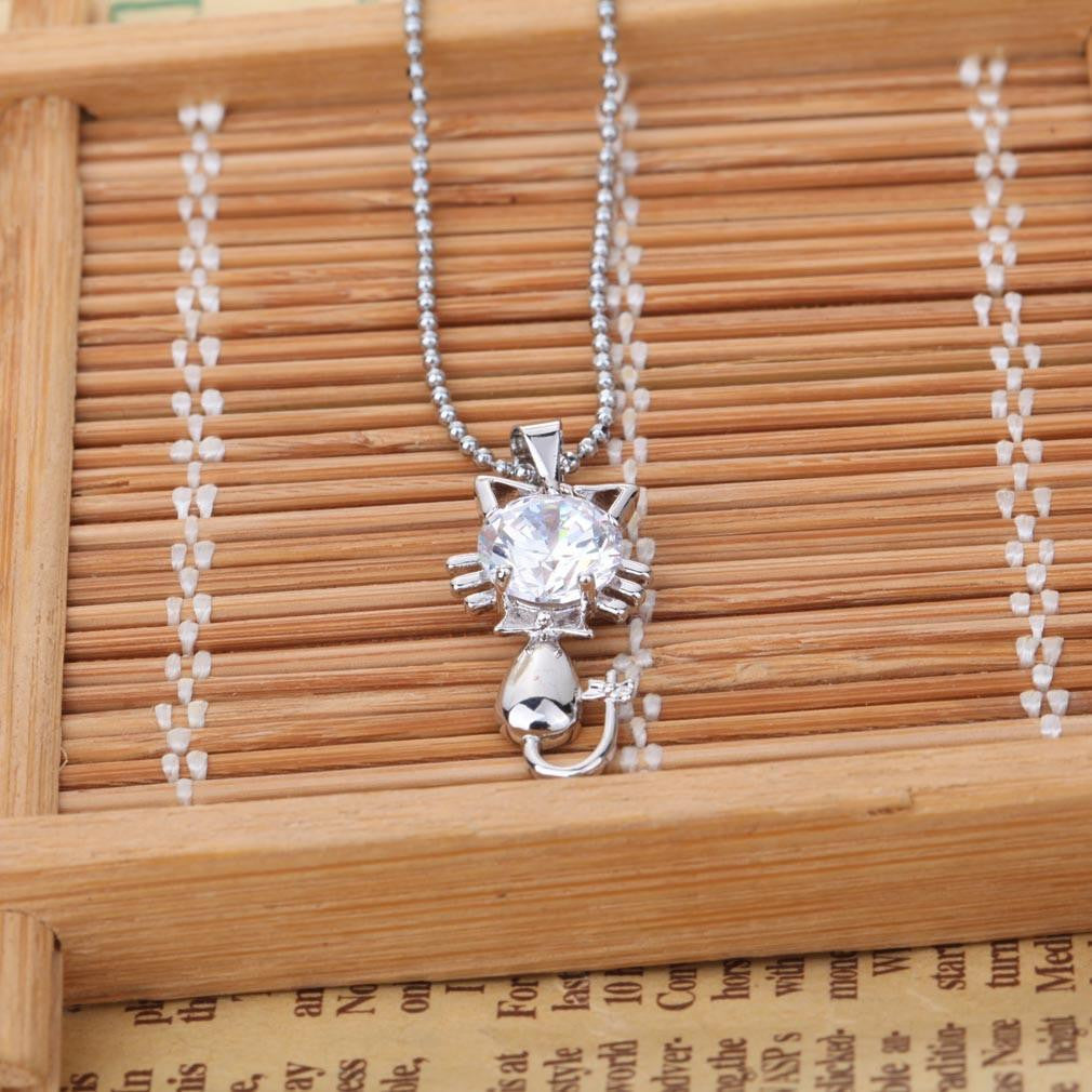 Crystal Silver Plated Pretty Cat - WikiWii