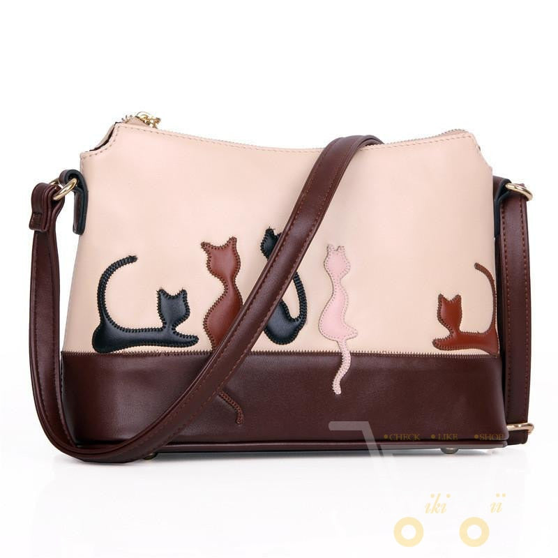 cute cartoon cat Messenger bag - WikiWii