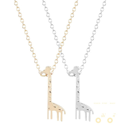 Cute Giraffe Necklace - WikiWii