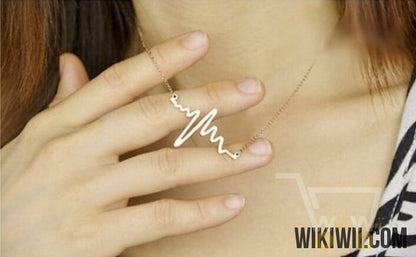 Cute Gold/ Silver Plated Heart Necklace - WikiWii