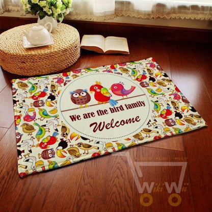 Cute Owl series Printed Pattern Carpet - WikiWii