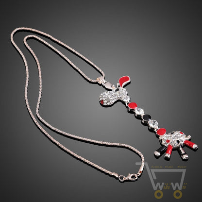 Cute  Style Giraffe Necklace - WikiWii