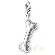 dog a bone charm (1.6x0.8cm) - WikiWii