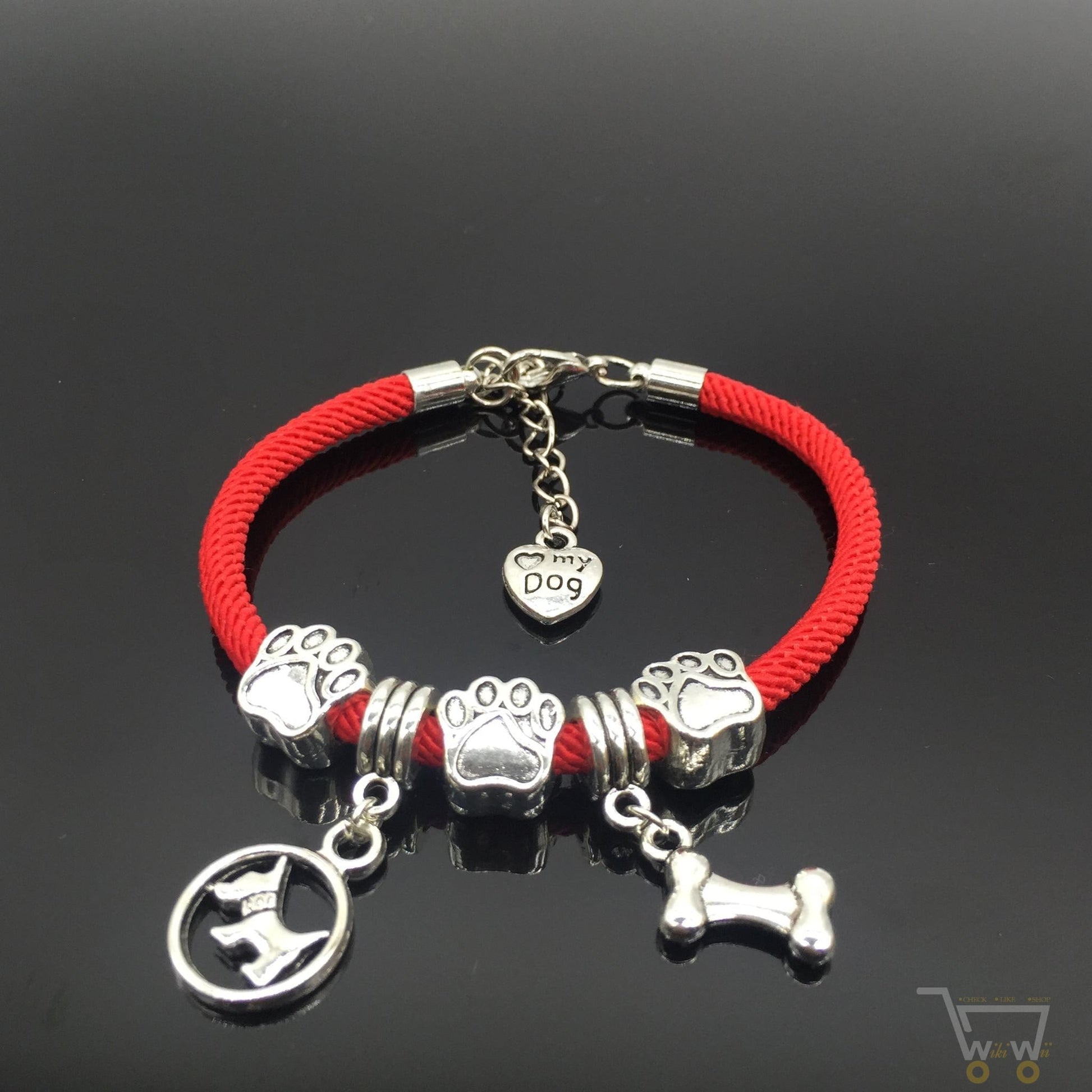 Dog Charm Bracelet - WikiWii