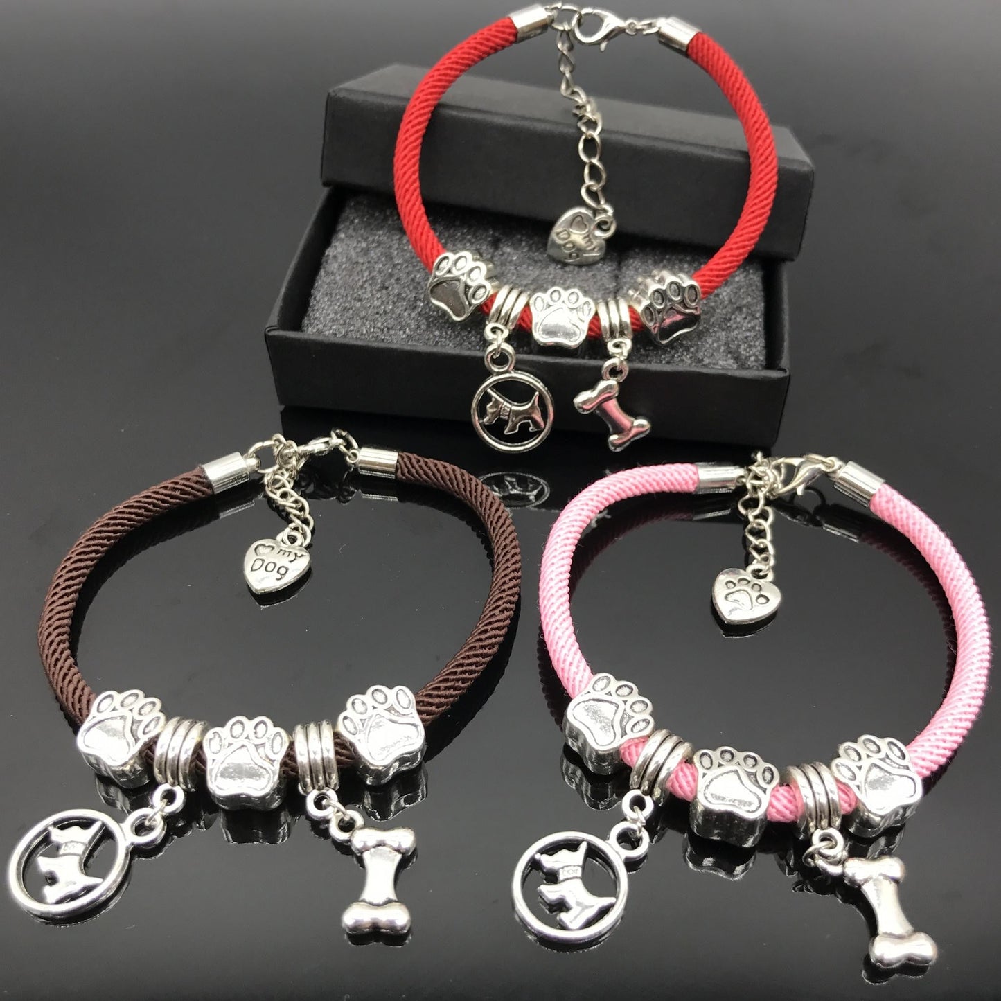 Dog Charm Bracelet - WikiWii