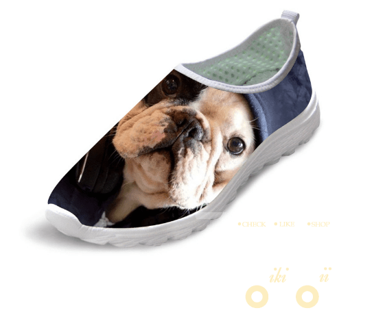 Dog Printed Men's Shoes - WikiWii