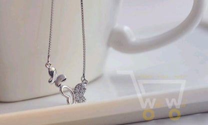 Double Butterfly Necklace - WikiWii