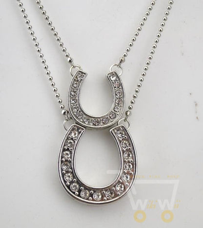 Double Horseshoe Necklace - WikiWii