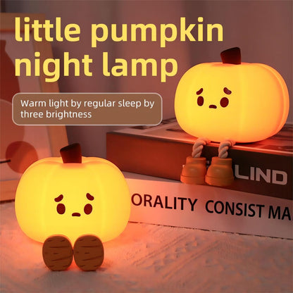 Kids Baby Halloween Pumpkin Night Light