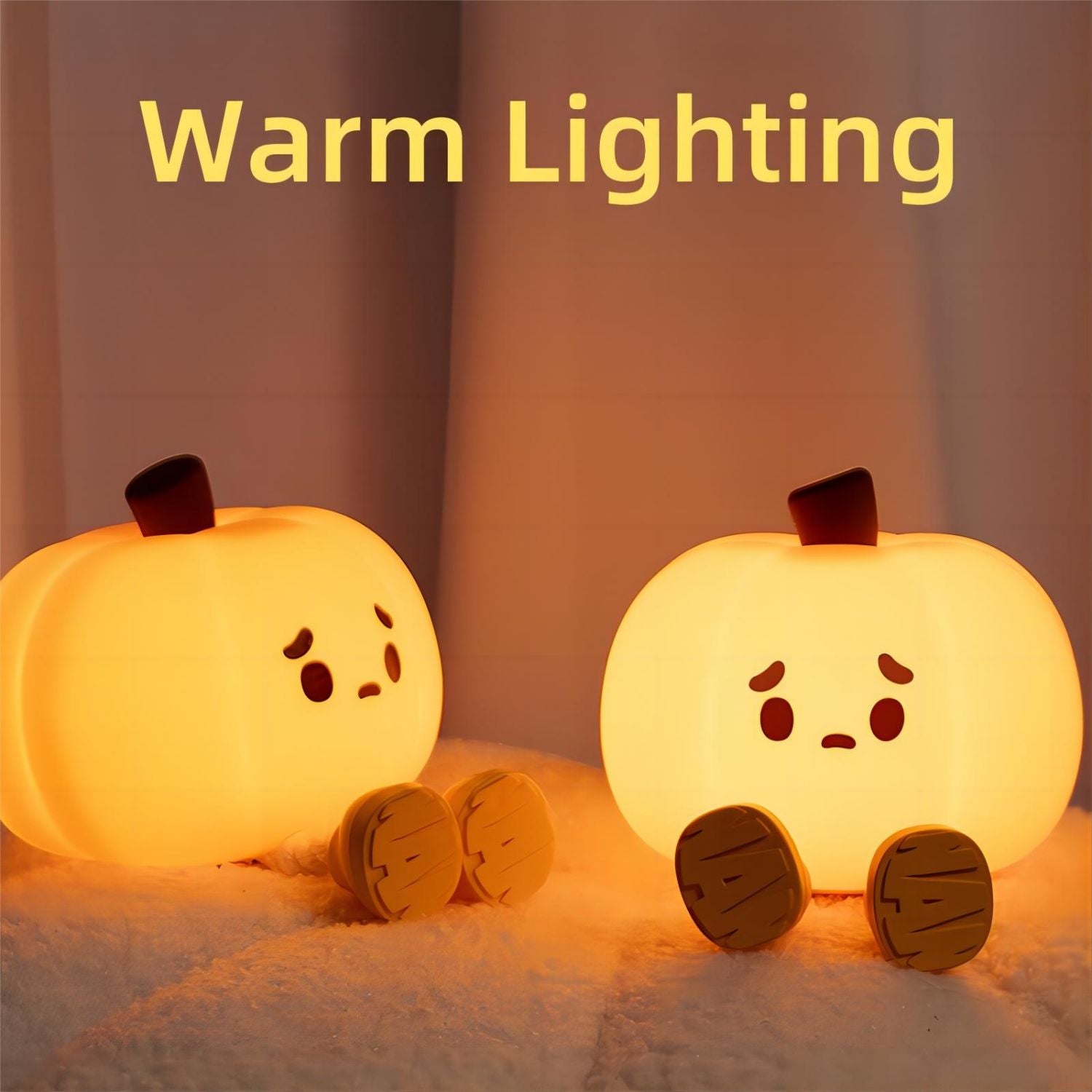 Kids Baby Halloween Pumpkin Night Light
