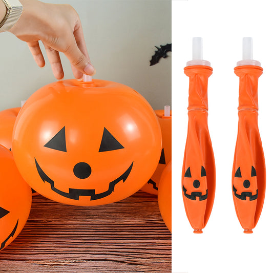 5Pcs Pumpkin Halloween Balloons