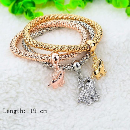 Elephant Charm Bracelet - WikiWii