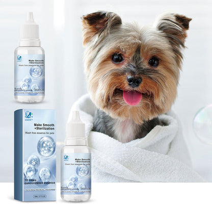 5 Pcs Pet-Specific No-Rinse Shampoo for 100 Times.