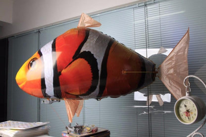 Flying shark Fish Air balloons with remote control - WikiWii