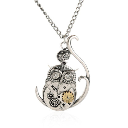 Gear Owl Necklace - WikiWii