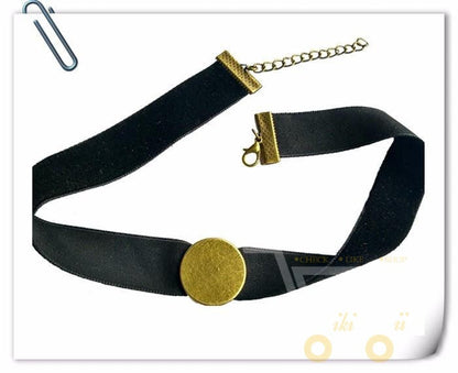 Glass Sea Turtle Black Choker - WikiWii