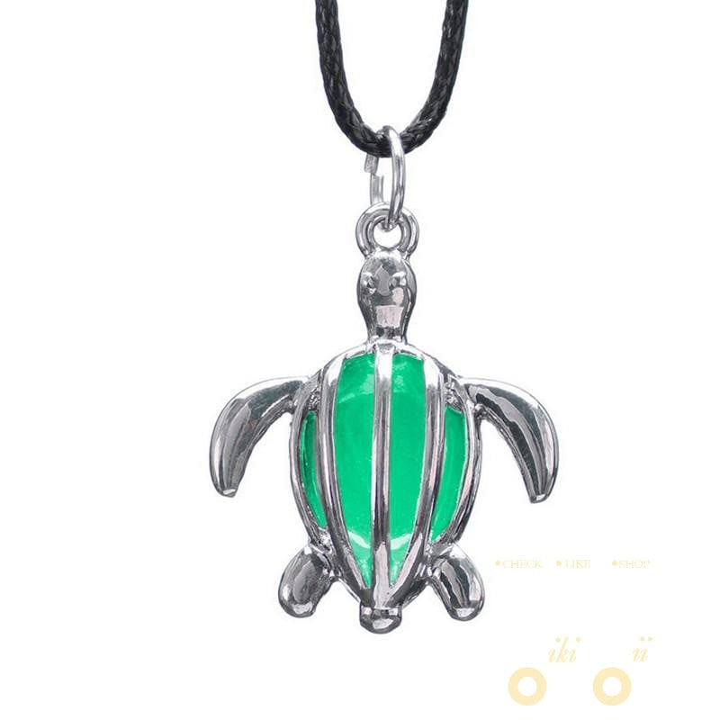 Glow in the Dark Turtle Necklaces - WikiWii