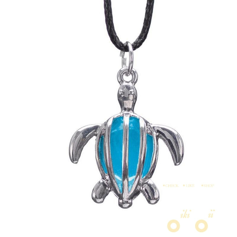 Glow in the Dark Turtle Necklaces - WikiWii