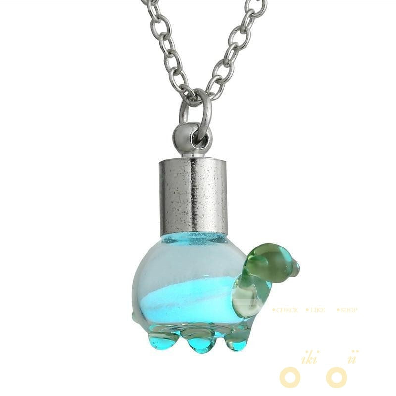 Glowing Glass Turtle Necklaces - WikiWii