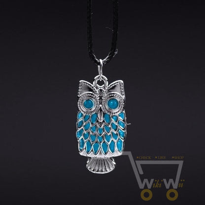 Glowing Owl Necklace - WikiWii