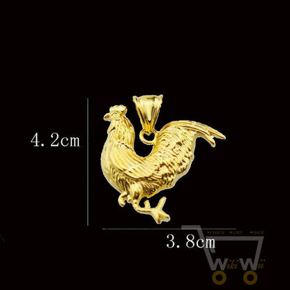 Gold Plated chicken Necklace - WikiWii