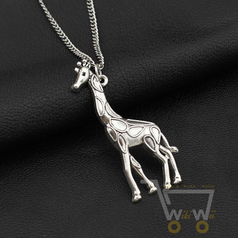 Gold / Silver Plated Giraffe Necklace - WikiWii