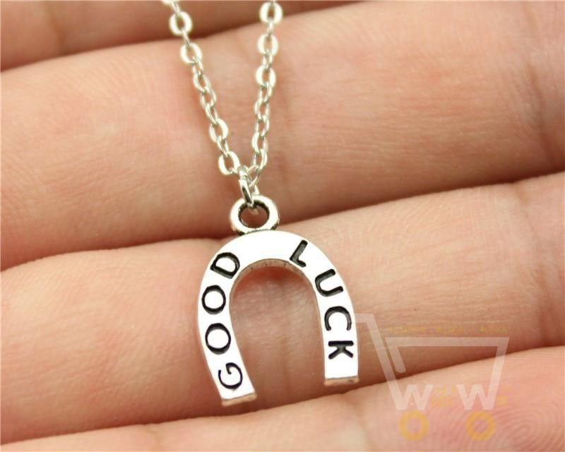 Good luck Horseshoe pendant - WikiWii