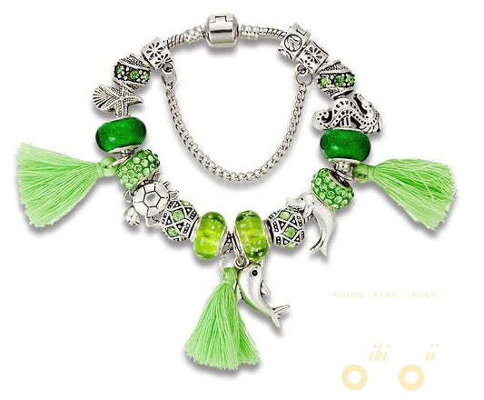 Green Dolphin Bracelet - WikiWii