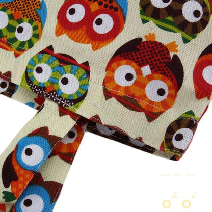 Handbag Owl  Printed Canvas - WikiWii